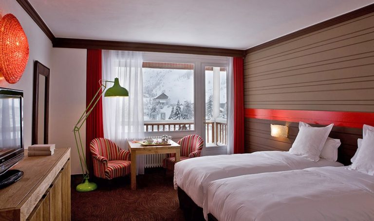 Twin Room Hotel Ormelune Val d'Isère - Twin Room